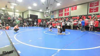 144 lbs Quarterfinal - Waylon Mcleland, Dewar HS Boys vs Xane Stallings, Checotah