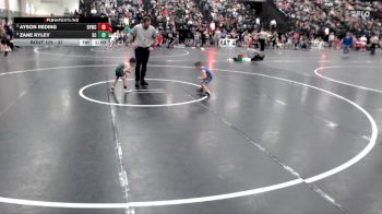 37 lbs Semifinal - Zane Ryley, Sherman Challengers vs Ayson Reding, Bryan Youth Wrestling Club