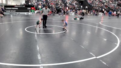 37 lbs Semifinal - Zane Ryley, Sherman Challengers vs Ayson Reding, Bryan Youth Wrestling Club