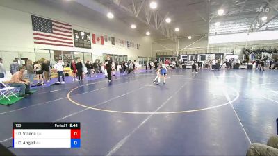 105 lbs 5th Place Match - Daisy Villeda, Skyline Wrestling vs Carlee Angell, Wyoming Unattached