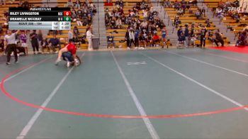 184 lbs Cons. Round 2 - Dramelle McCray, Iowa Central Community College vs Riley Livingston, Northland