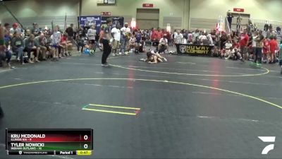 65 lbs Round 5 (6 Team) - Kru McDonald, Illinois KIA vs Tyler Nowicki, Indiana Outlaws