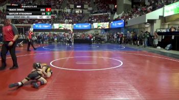 52 lbs Cons. Round 4 - Baylor Steadman, Sidney Wrestling Club vs Mack Dimas, Big Game Wrestling Club MT