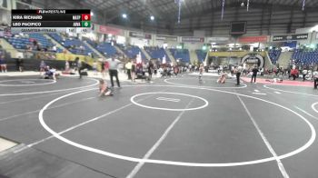 40 lbs Quarterfinal - Kira Richard, Matpac Wrestling ND vs Leo Pacifico, Arvada West