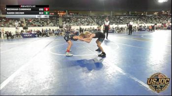 61 lbs Final - Beckham Cummings, Newcastle Youth Wrestling vs Kaden Decker, Mojo Grappling Academy