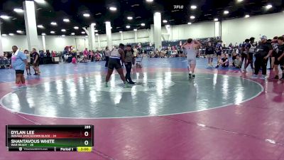 285 lbs Round 5 (6 Team) - Shantavous White, War Ready vs Dylan Lee, Indiana Smackdown Black