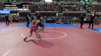 109 lbs Quarterfinal - Isabella Hetzel, Thermopolis Wrestling Club vs Isabella Mikesell, Berserker Wrestling Club