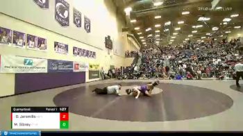 152 lbs Quarterfinal - Daniel Jaramillo, Ridgeview vs Malakie Gibney, St. Helens