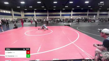 125 lbs Quarterfinal - Jojo Ojeda, Gladiator Wr Ac vs Bobby Cisneros, Rams WC