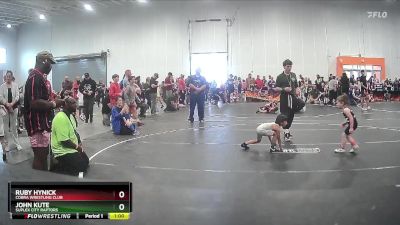 50 lbs Cons. Round 2 - John Kute, Suplex City Raptors vs Ruby Hynick, Cobra Wrestling Club