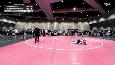 132 lbs Quarters - Quinn McBride, Pennsylvania vs Lukas Littleton Mascaro, Pennsylvania