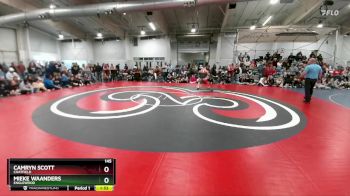 145 lbs Quarterfinal - Camryn Scott, Chatfield vs Mieke Waanders, Englewood
