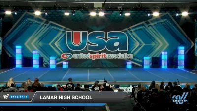 Lamar High School [2020 Large Situational Sideline/Crowdleading -- High School -- Cheer (21+) Day 2] 2020 USA Spirit Nationals