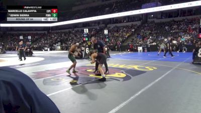 120 lbs Round Of 64 - Marcello Calavitta, Esperanza (SS) vs Edwin Sierra, Poway (SD)