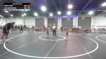 52 lbs Quarterfinal - Diego Coor, Manu WC vs Cru Mantanona, Mantanona TC