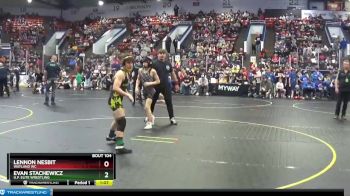 105 lbs Cons. Round 5 - Lennon Nesbit, Wayland WC vs Evan Stachewicz, U.P. Elite Wrestling