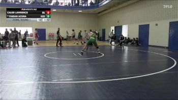 165 lbs Cons. Round 1 - Caleb Lawrence, Wilkes vs Fabian Acuna, New Jersey City