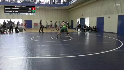 165 lbs Cons. Round 1 - Caleb Lawrence, Wilkes vs Fabian Acuna, New Jersey City