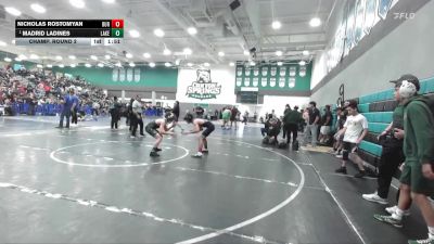 106 lbs Champ. Round 2 - Madrid Ladines, Lakeside vs Nicholas Rostomyan, Burbank
