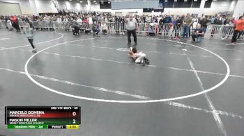49 lbs Quarterfinal - Mason Miller, Sebolt Wrestling Academy vs Marcelo Domena, Ringers Wrestling Club