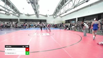 140-H lbs Round Of 32 - Fernando Avellan, Yale Street vs Rider Heckman, Wilson