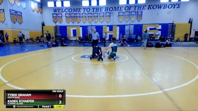 150 Gold Round 1 - Tyree Graham, South Dade vs Kaden Schaefer, Fleming Island