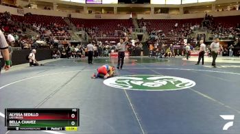 Girls 100 lbs Champ. Round 1 - Alyssa Sedillo, Las Cruces vs Bella Chavez, Ruidoso