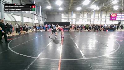 U17 Women - 57 lbs Cons. Round 3 - Remington Zimmerer, CO vs Bailey Rademaker, CA