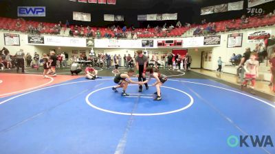 70 lbs Consolation - William Haff, Wagoner Takedown Club vs Keilen Fields, Wyandotte Youth Wrestling