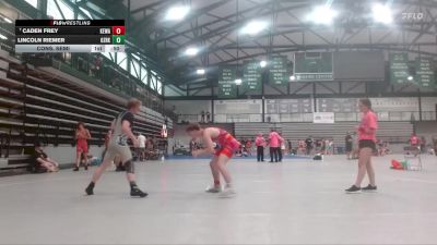 145-154 lbs Cons. Semi - Caden Frey, Shelbyville Wrestling Rams vs Lincoln Riemer, Lake Zurich High School