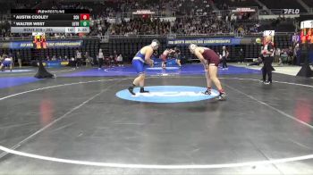 285 lbs Quarterfinal - Austin Cooley, Schreiner vs Walter West, Luther