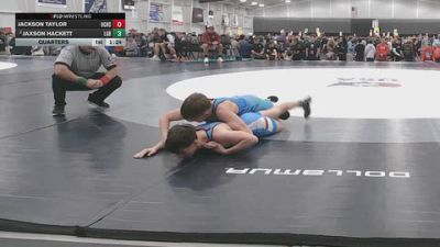 106 lbs Quarters - Jackson Taylor, Union County High School vs Jaxson Hackett, Lake Gibson Braves