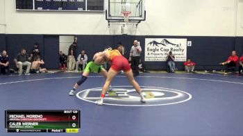 197 lbs Cons. Round 2 - Michael Moreno, Arizona Christian University vs Caleb Werner, Providence (Mont.)