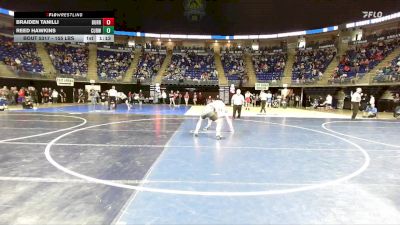 155 lbs Consy 1 - Braiden Tanilli, Burrell vs Reed Hawkins, Curwensville