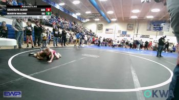49 lbs Rr Rnd 2 - Gracelyn Alber, Barnsdall Youth Wrestling vs Maisyn Malone, Bartlesville Wrestling Club