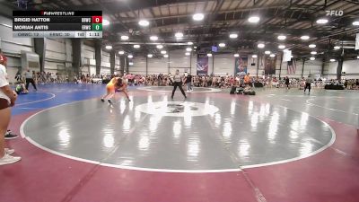 145 lbs Rr Rnd 3 - Brigid Hatton, OBWC Scarlet vs Moriah Antis, East Rowan Wrestling Club