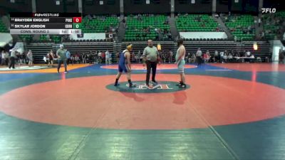 1A-4A 215 Cons. Round 3 - Brayden English, Pleasant Valley vs Skylar Jordon, Curry