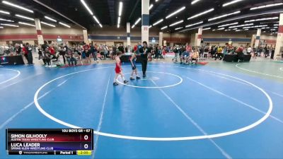 67 lbs Cons. Round 2 - Simon Gilhooly, Austin Texas Wrestling Club vs Luca Leader, Spring Klein Wrestling Club