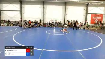 36 kg Quarterfinal - Brayden Wenrich, Northampton Area WC vs Tucker Main, Quest 1