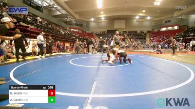 96 lbs Quarterfinal - Braylon Welch, Heat vs Abel Garell, Skiatook Youth Wrestling