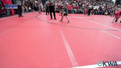 46 lbs Round Of 16 - Kyngzleigh Ballard, Team Conquer Wrestling vs Tucker Wishard, Claremore Wrestling Club