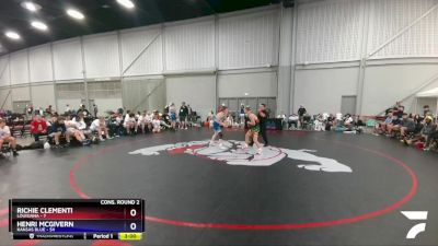 126 lbs 2nd Wrestleback (16 Team) - Richie Clementi, Louisiana vs Henri McGivern, Kansas Blue