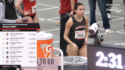 Women's 800m, Finals 16