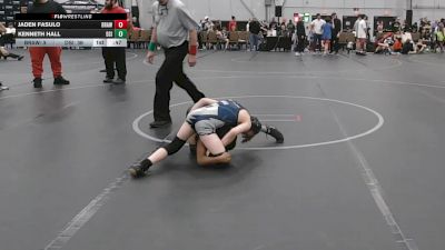 72 lbs Round 5 (6 Team) - Kenneth Hall, Diamond State Inferno vs Jaden Fasulo, Brawler Elite