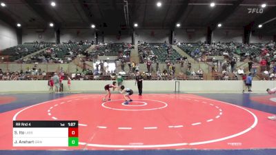 80 lbs Rr Rnd 4 - Shiro Ito, Lassiter Jr Trojans Wrestling Club vs Jacob Arehart, Grindhouse Wrestling