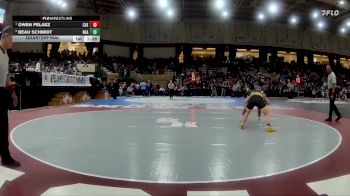 150-4A/3A Quarterfinal - Owen Pelaez, Clarksburg vs Beau Schmidt, Northeast (AA)