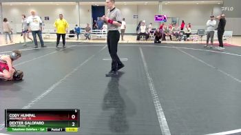 64 lbs Semis & 1st Wrestleback (8 Team) - Dexter Galofaro, Terps Xpress vs Cody Humpal, Wolfpack WC