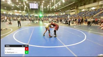 102 lbs Round Of 16 - Andres Rambo Lopez, Wlv Jr Wrestling vs Pablito Rodriguez, Slvwc