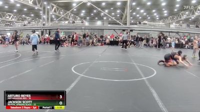 130 lbs Semis (4 Team) - Arturo Reyes, Mat Assassins Red vs Jackson Scott, Revival Uprising Black