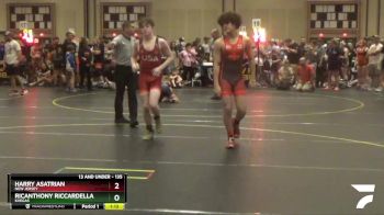 135 lbs Quarterfinal - RicAnthony Riccardella, Kvegas vs Harry Asatrian, New Jersey